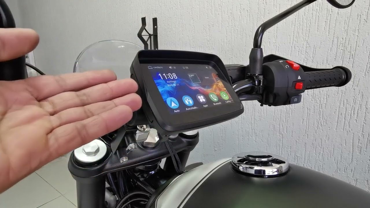 Como Instalar Carplay / Android Auto na Moto