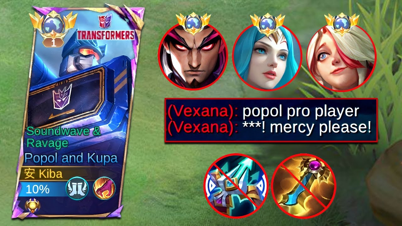 POPOL & KUPA NO DEATH GAMEPLAY ft. NO DEFENSIVE ITEM😱 (enemy thinks I'm pro🤦)