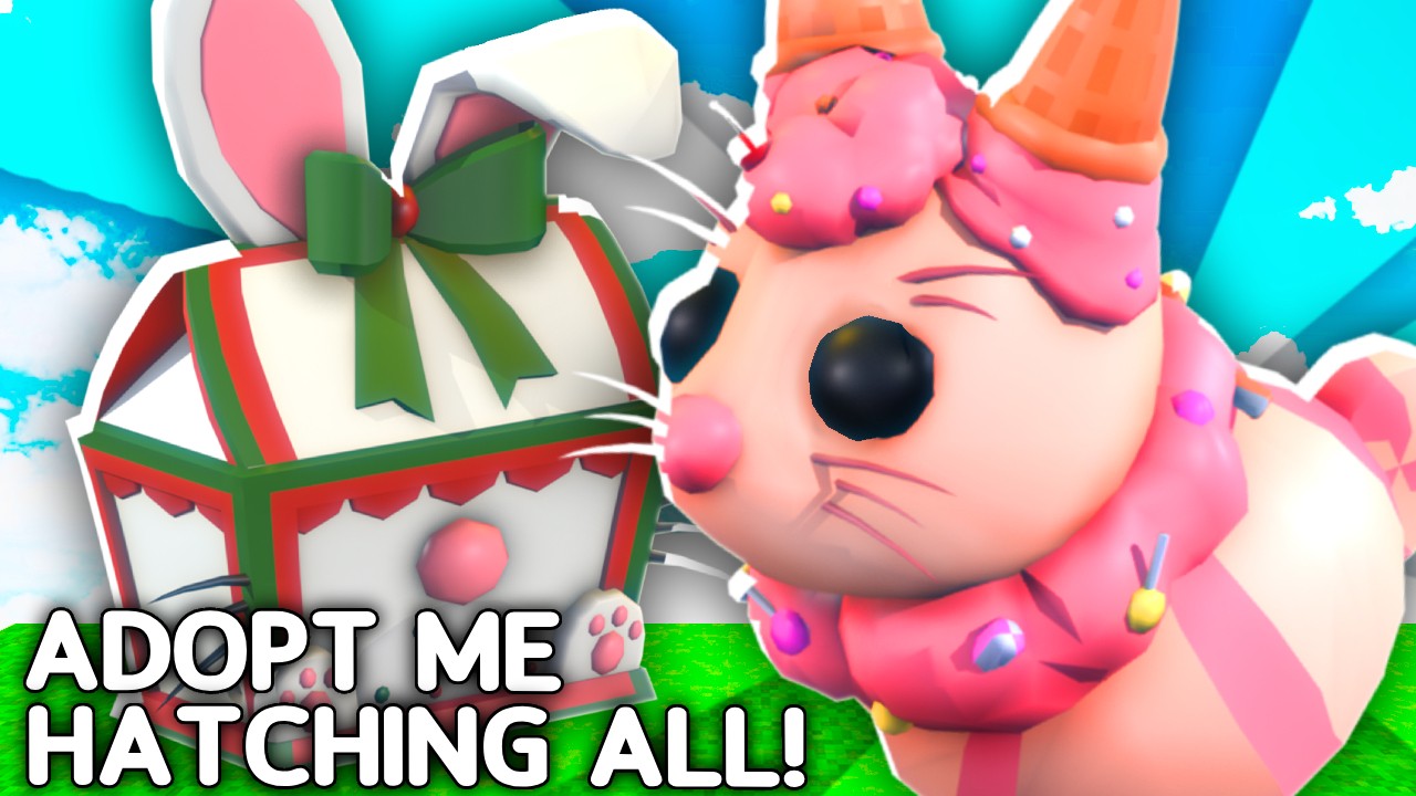 Opening 40 HARE BOXES In Adopt Me! Making Neon Candy Hare