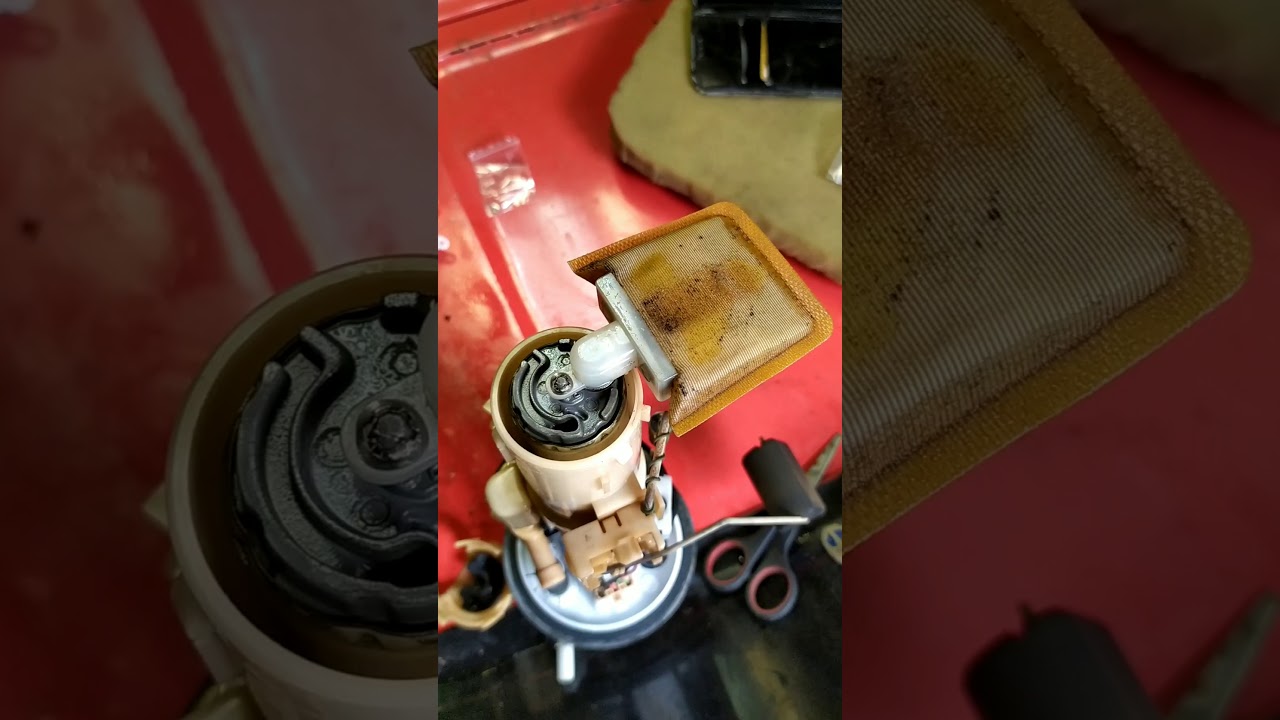 Замена сетки на Бензонасосе Mitsubishi Padjero io (Pinin)