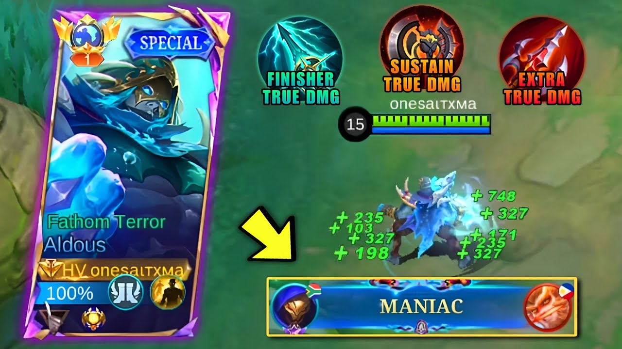 ALDOUS BEST TRUE DAMAGE BUILD IN SOLO RANKED 2025!!!🔥 (insane destroyer damage build 2025)