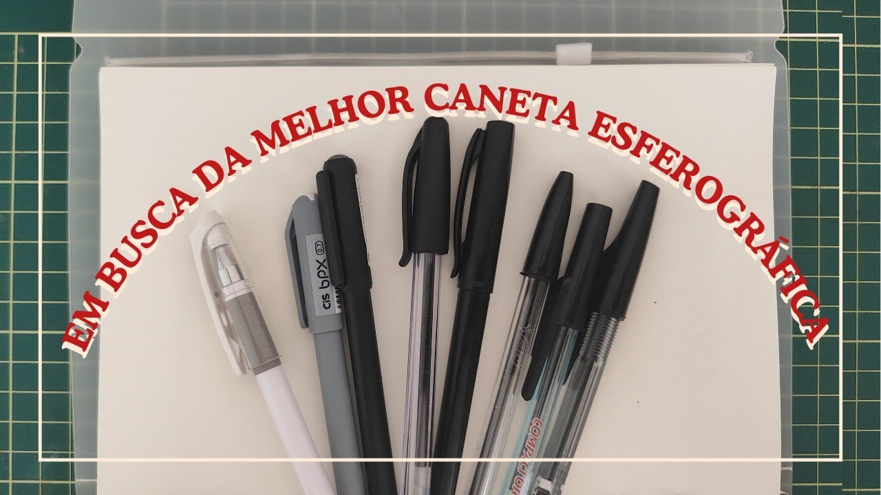 Emi's Notes testa: a melhor caneta esferográfica