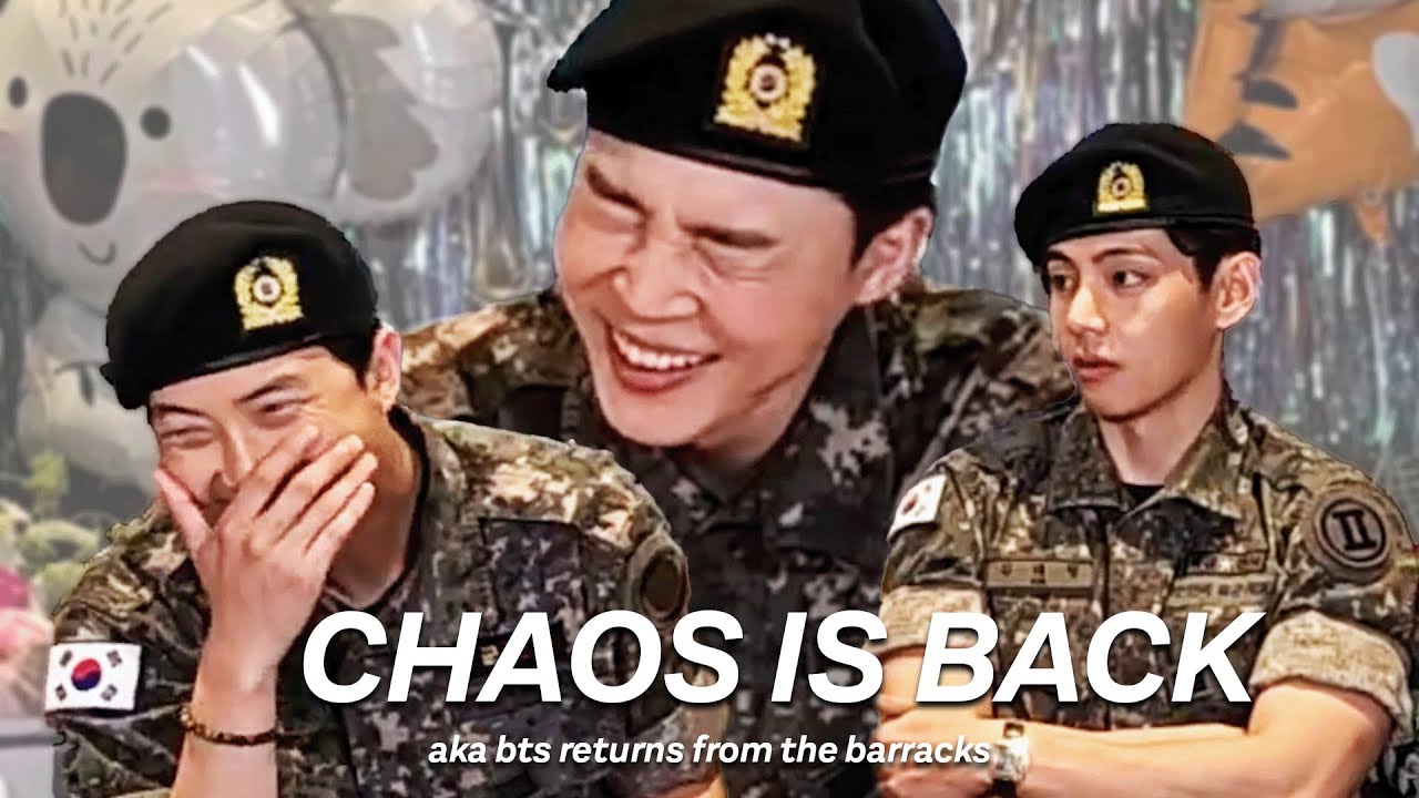 BTS RETURNS FROM THE BARRACKS