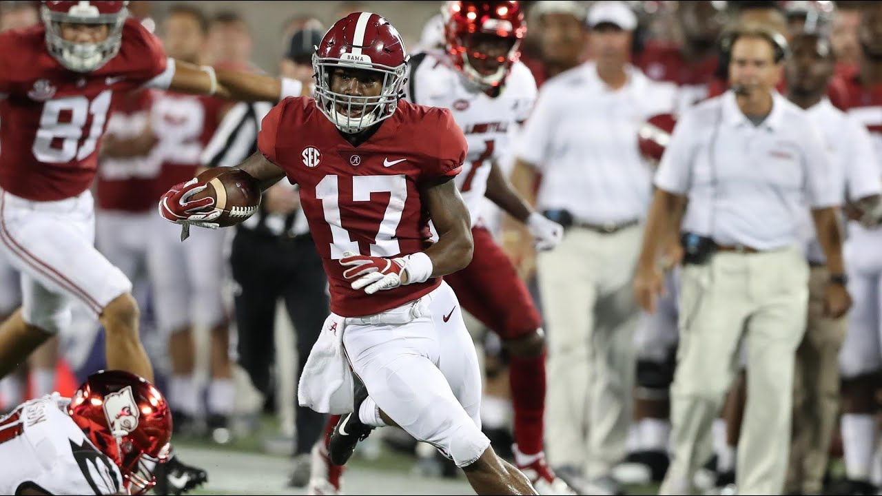 Most Explosive Player in College Football | Jaylen Waddle | Sophomore Highlights (HD)