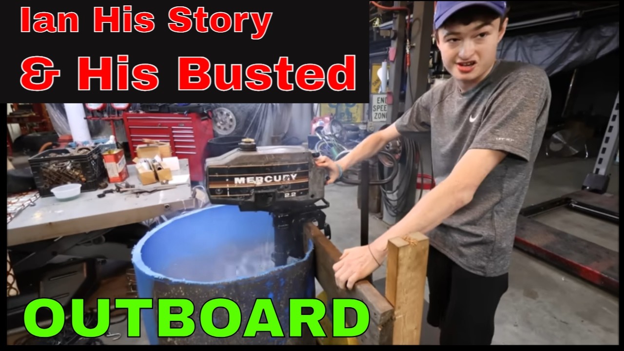 Overcoming a handicap, with a small outboard repair.