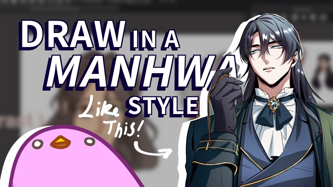 Draw In A MANHWA Artstyle For Webtoons - 101 Tutorial // Digital Art (2022 Edition)