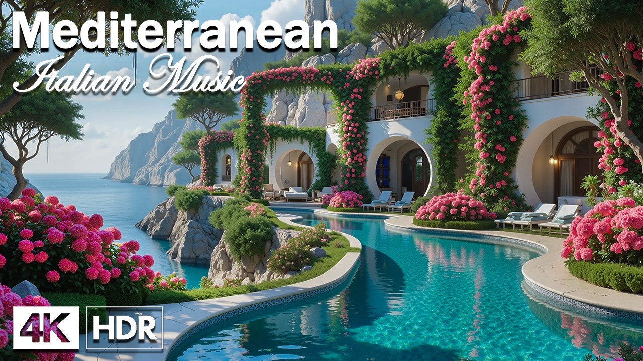 ☕ Tranquil Morning in Italy 🎶 Peaceful Mediterranean Guitar & Dreamy Coastal Serenity 🍋