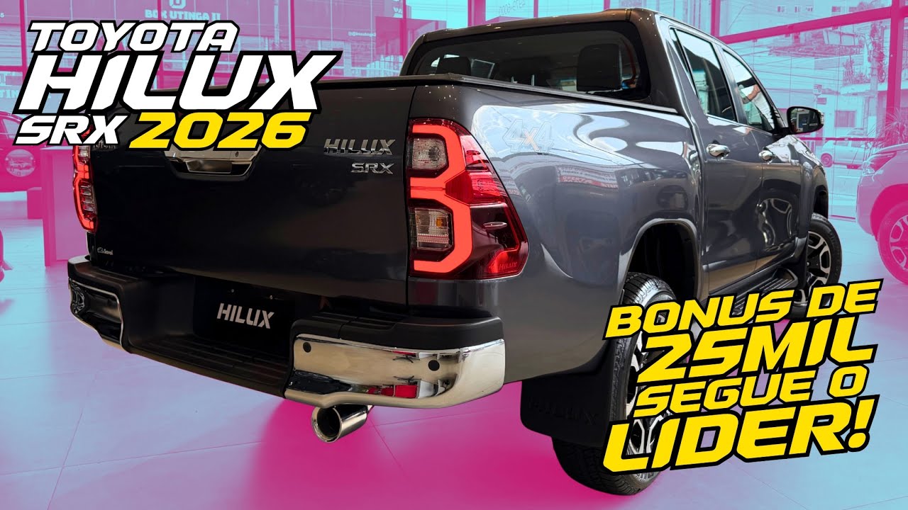 Novo Toyota Hilux Srx 2026 - PORQUE VENDE TANTO?