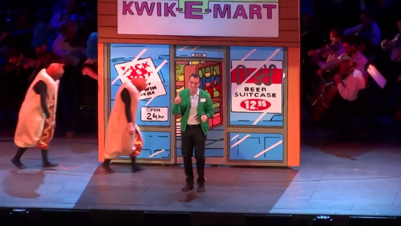 140913 - Hank Azaria (Apu) - Kwik-E-Mart @ The Simpsons Take the Hollywood Bowl~