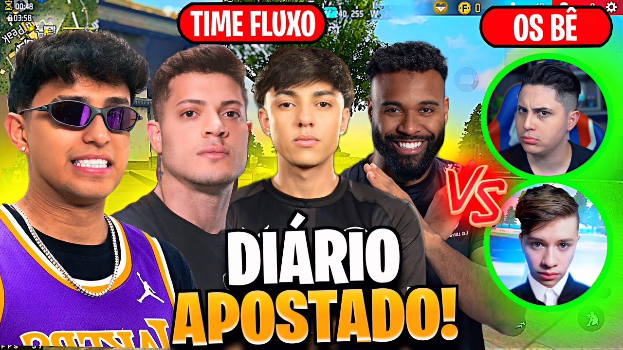 TIME FLUXO vs TIME MEGA se ENCONTRARAM NO FINAL DO DI&Aacute;RIO APOSTADO! NOBRU, CEROL, GURAS, MANOMAX