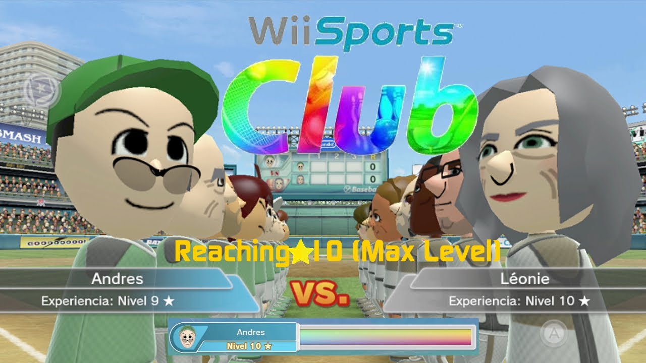 Wii Sports Club Baseball: Reaching ★10 (Star 10)! Max Skill Level in Baseball!