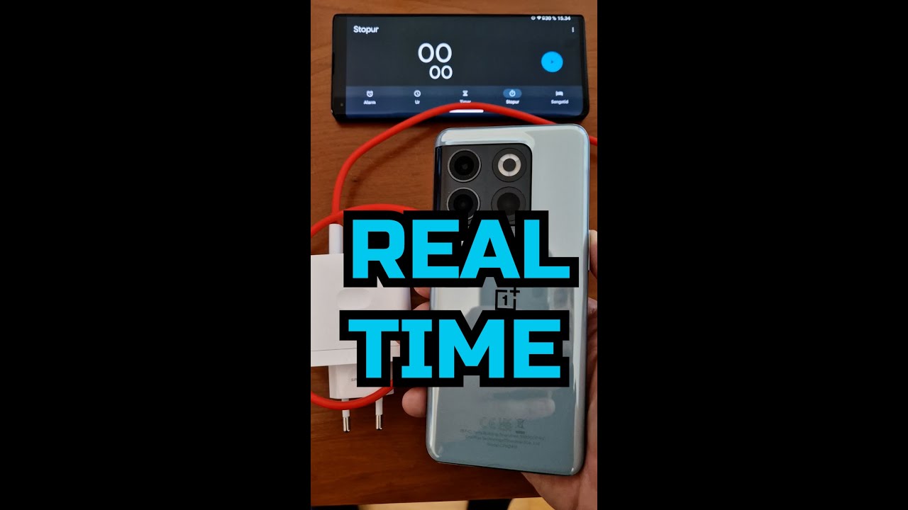 OnePlus 10t Charging speed - REAL TIME