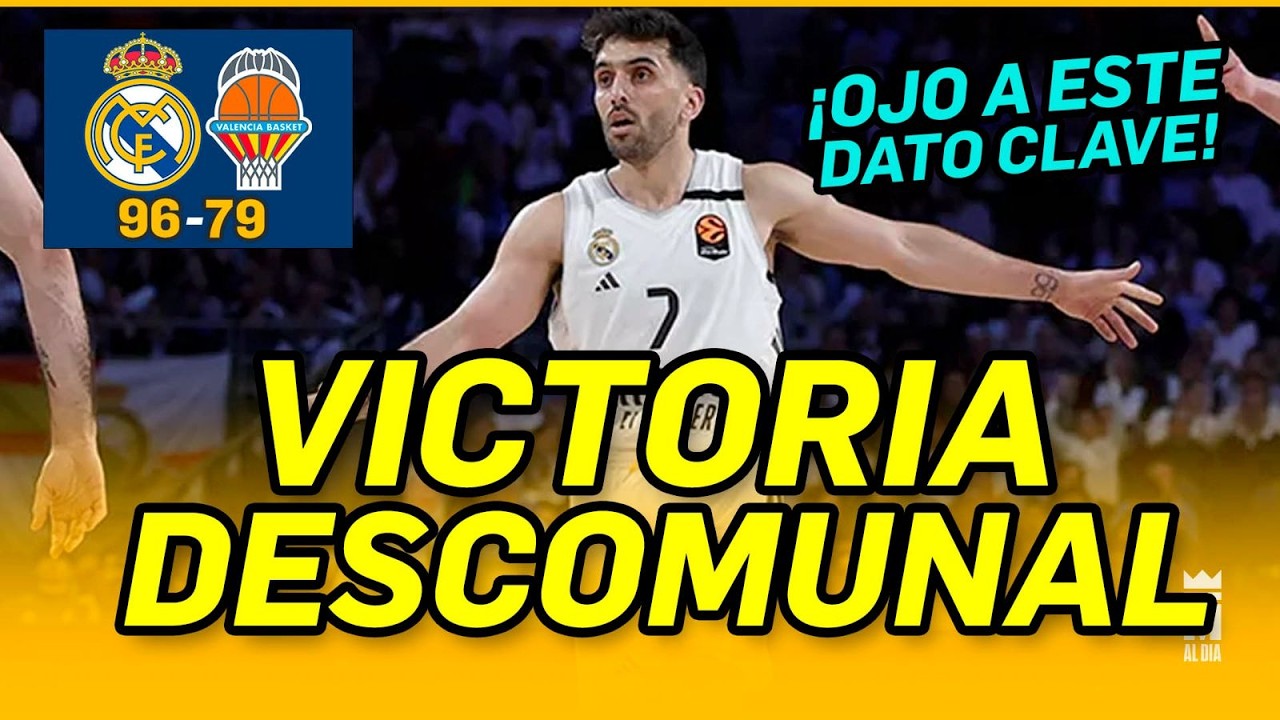 🏀💣DATO CLAVE EN LA VICTORIA BRUTAL del REAL MADRID | REAL MADRID 96 VALENCIA BASKET 79