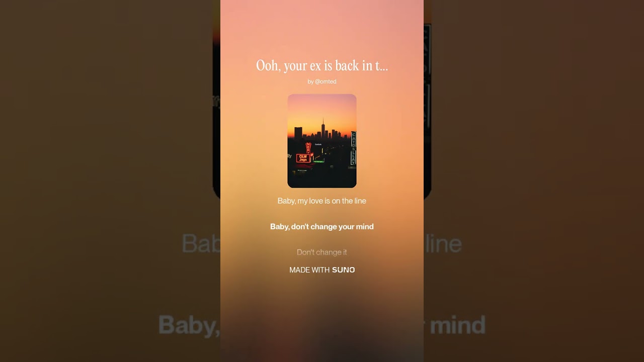 Ooh, your ex is back in town Remix