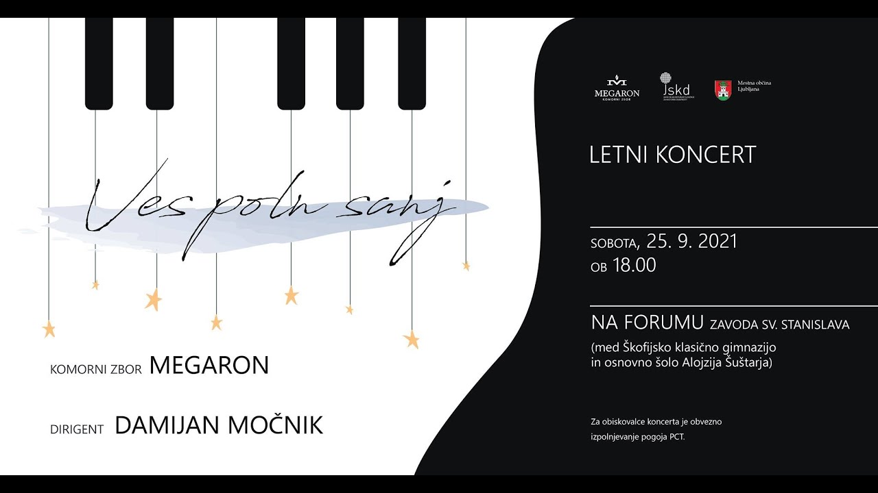 Ves poln sanj | Letni koncert KZ Megaron