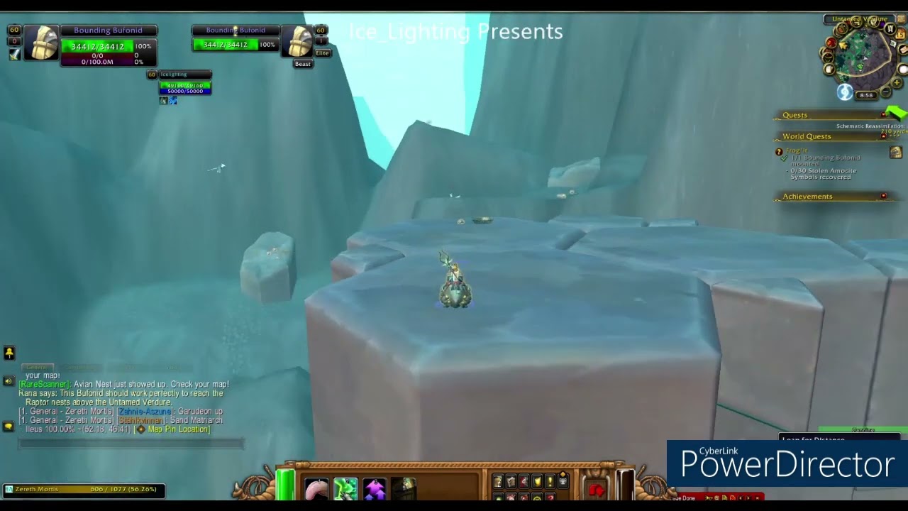 Schematic: Prototype Leaper - Zereth Mortis - Craftable Mount - World of Warcraft - Untamed Verdure