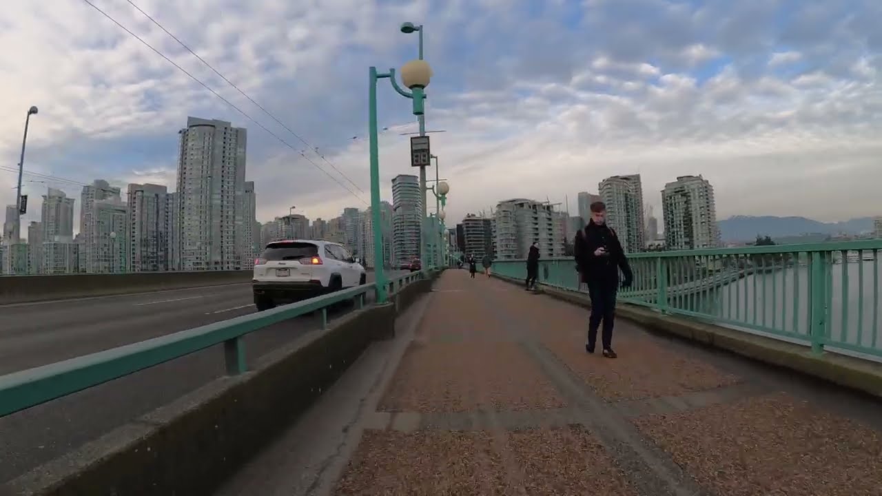 IRL Vancouver - 🚴riding over the Cambie Bridge on my way home 🚴 01-22-2026