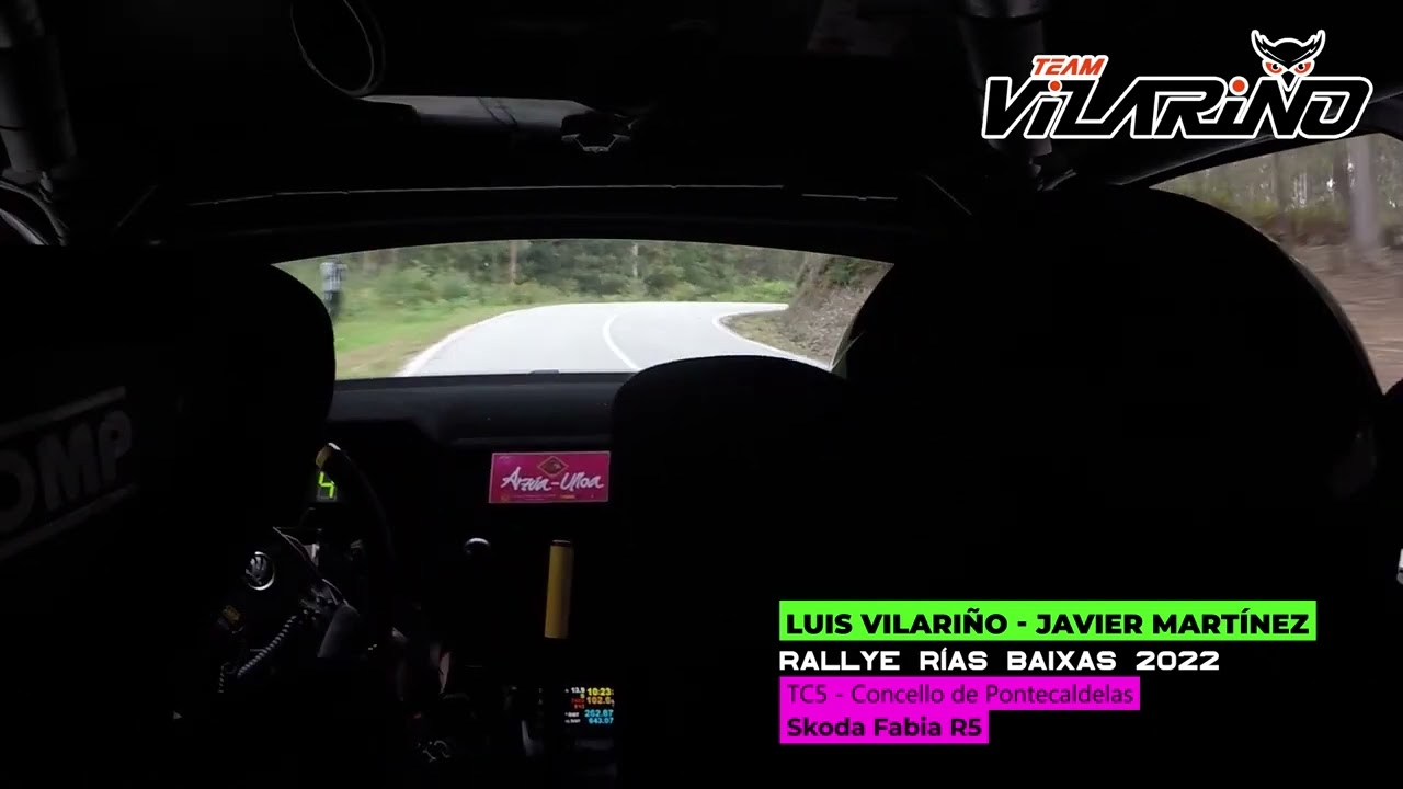 Onboard Luis Vilariño - Javier Martínez - Rallye Rías Baixas 2022 - TC Concello de Pontecaldelas
