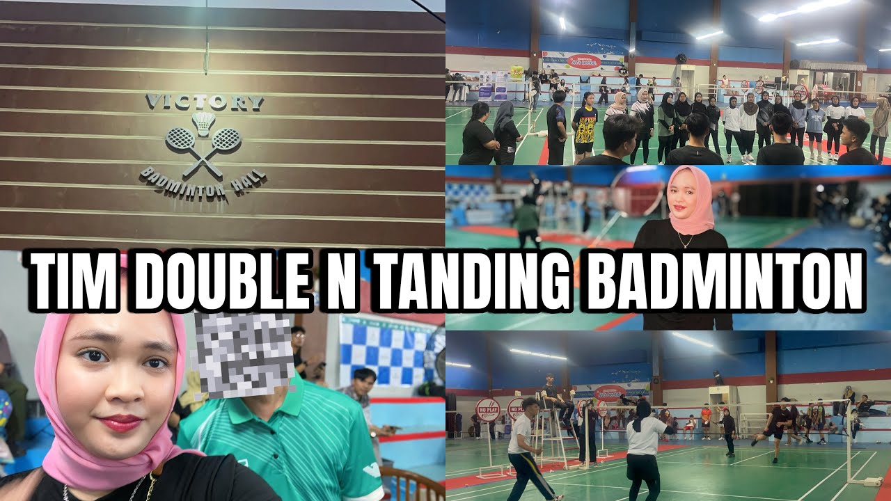 Nonton Tim Double N Tanding Badminton… eh ada Wali Kota Palembang?
