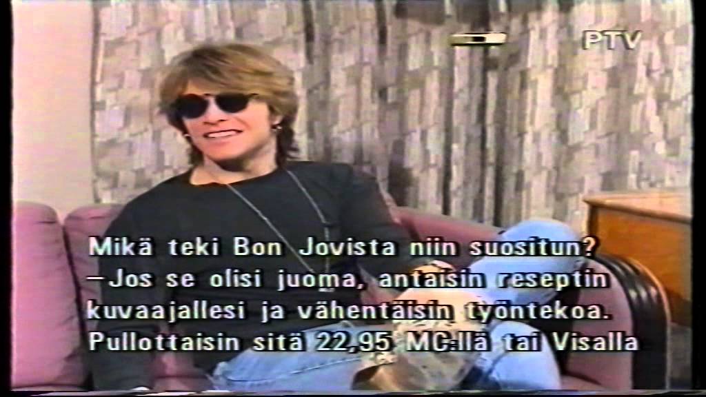 Jon Bon Jovi interview 1993-04-14 Helsinki, Finland