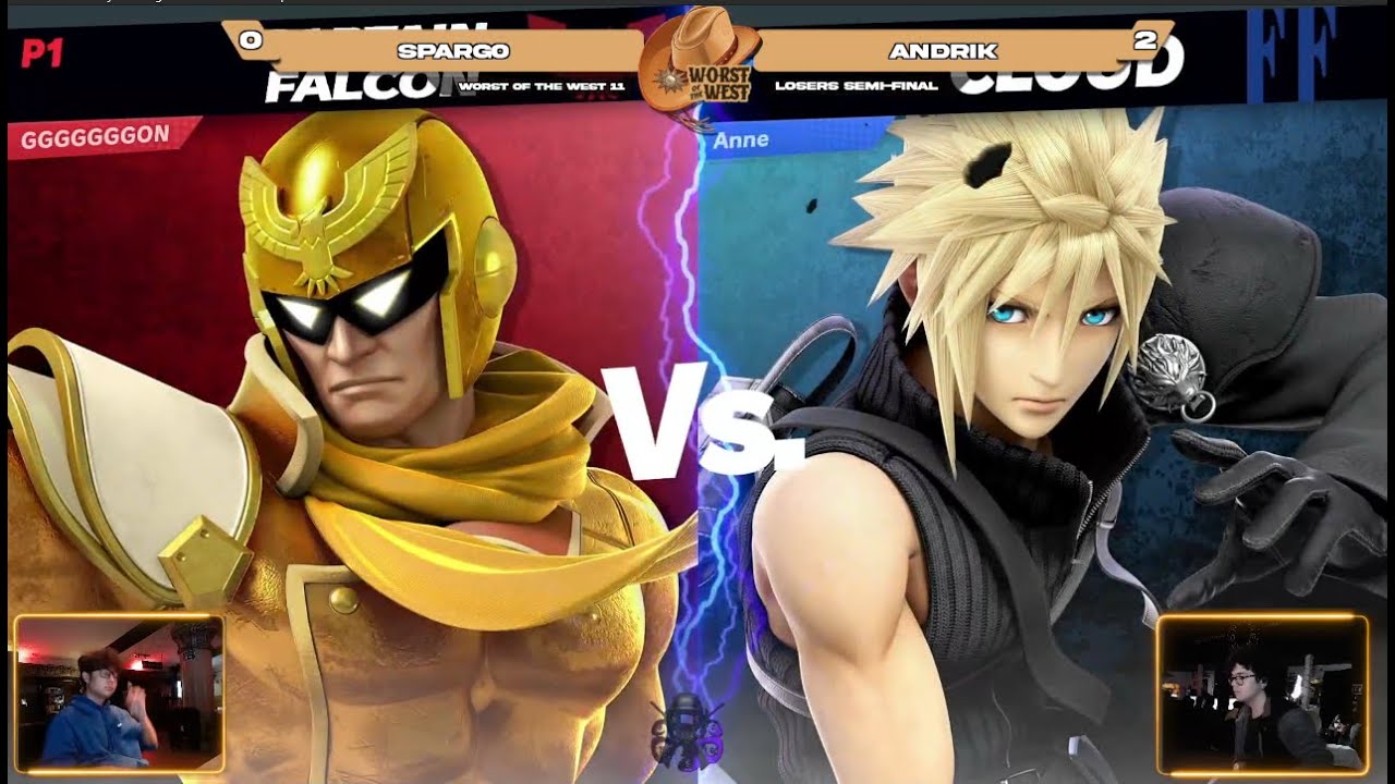 WotW#11 Singles - FaZe | Sparg0 (Cloud) Vs. CS3 | Andrik (Capitan Falcon) Losers Final