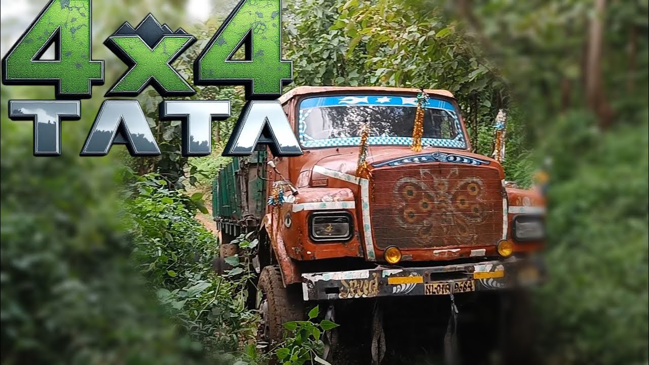TATA  4×4 in mud # Nagaland india 