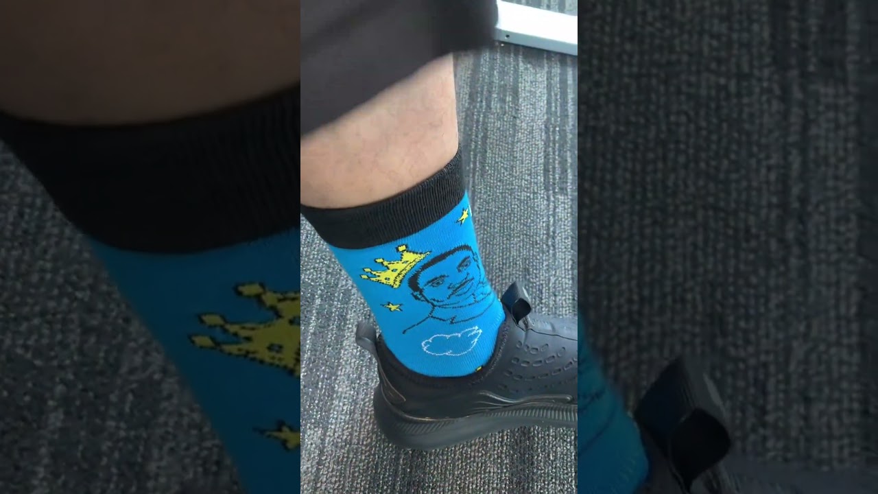 Socks and Style at the Dealership #happysocks #drip