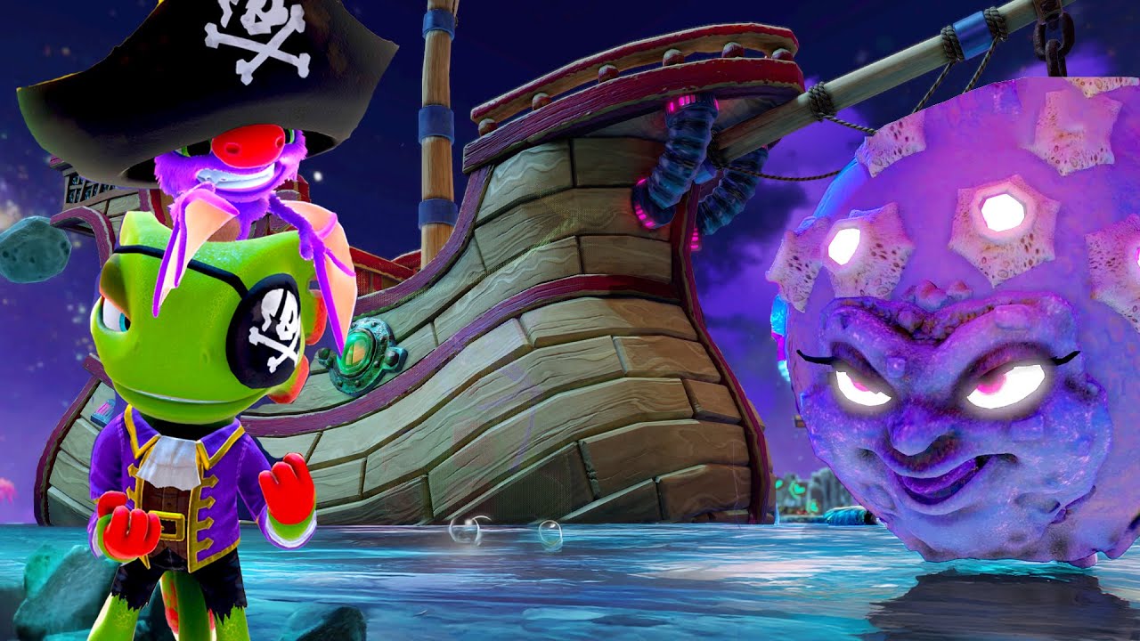 100% Galleon Galaxy ALL Secrets Revealed | Yooka-Replaylee 100% Walkthrough