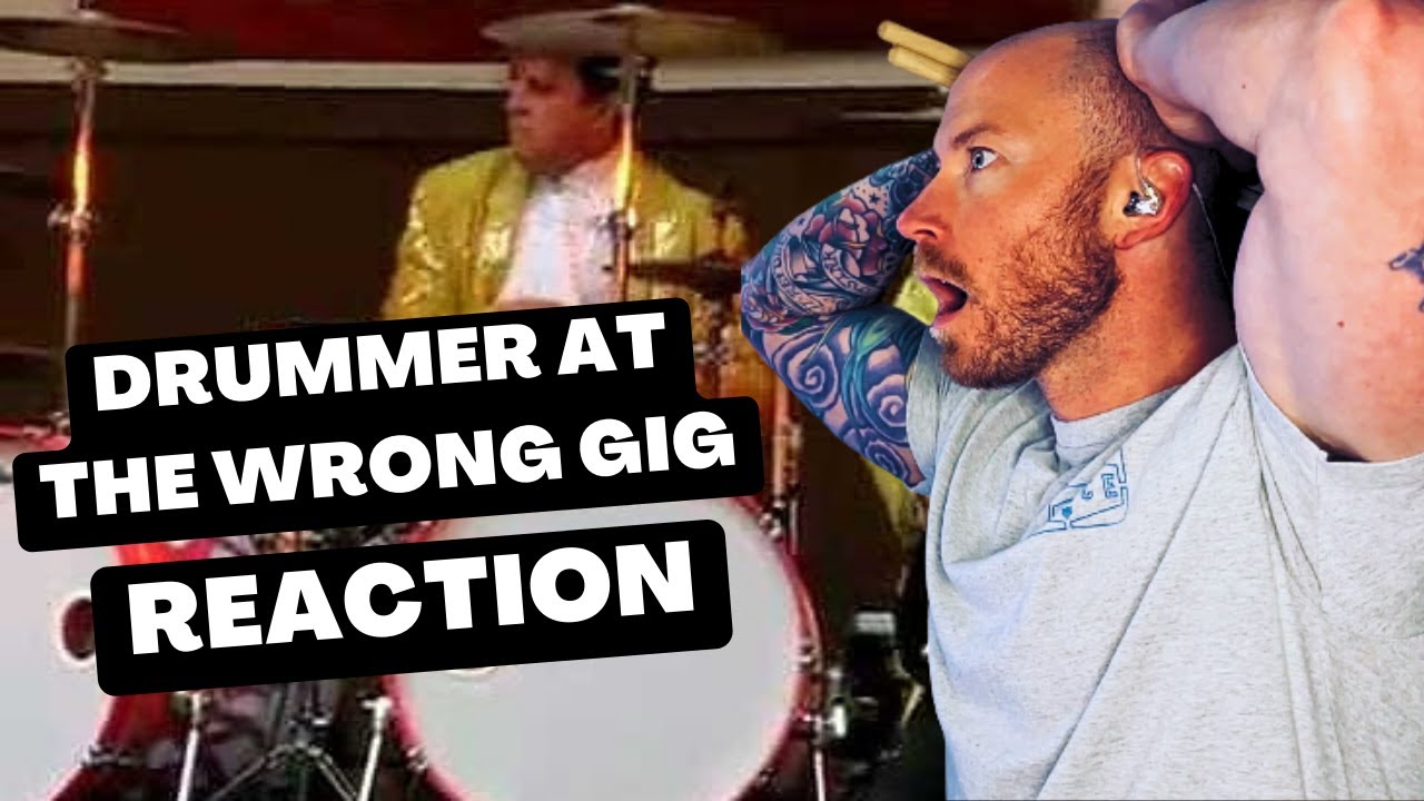 Drummer Reacts To - THIS DRUMMER IS AT THE WRONG GIG FIRST TIME HEARING
