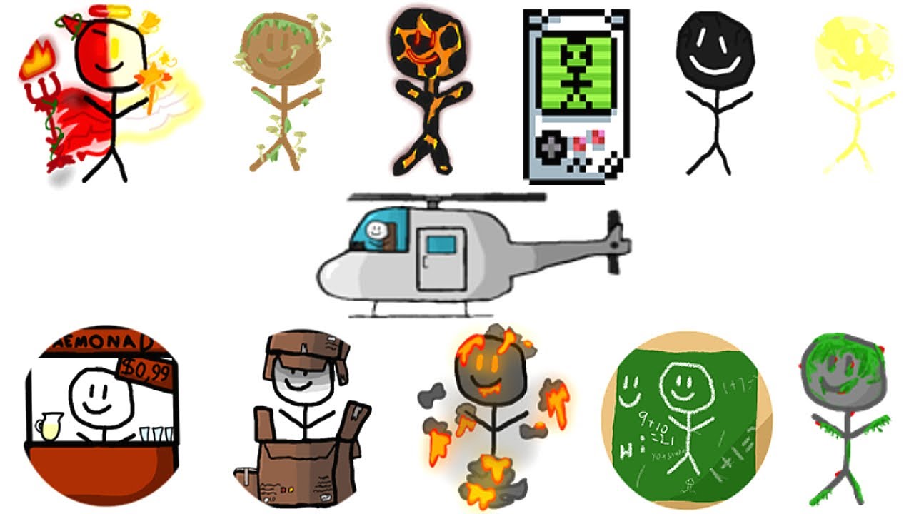 FIND the STICKMEN *How To Get 12 NEW Stickmen and Badges* VOLCANO! Roblox