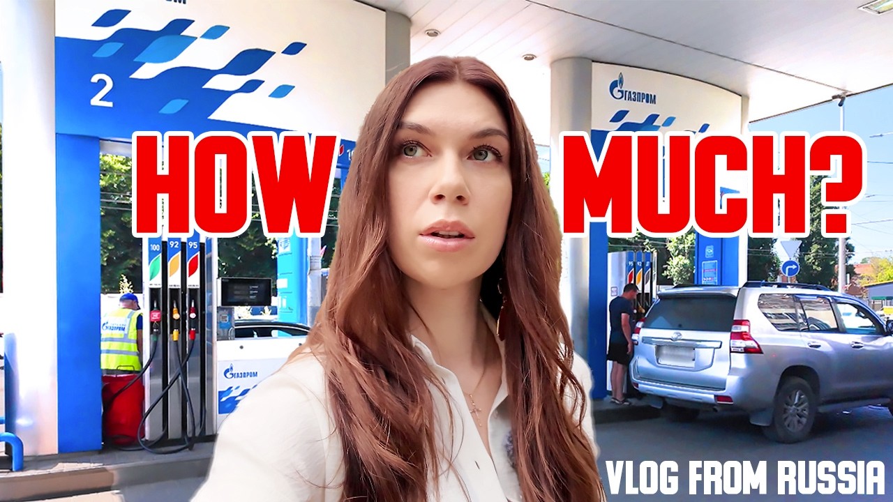 RUSSIAN GAS Station during The Global Fuel Crisis