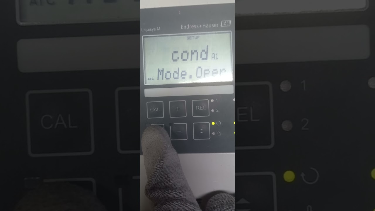 Comment configurer la sonde de conductivité du transmetteur #Liquisys M #Endress+Hauser