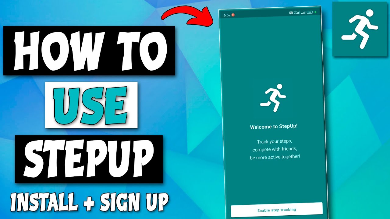 Приложение Step Up | Как использовать Step Up (регистрация + установка)