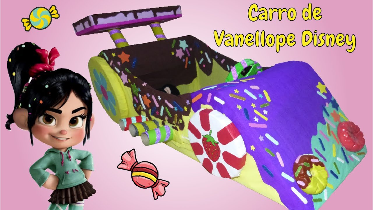 DIY Carro de Vanellope | Como hacer el carro de dulces de Vanellope Tutorial