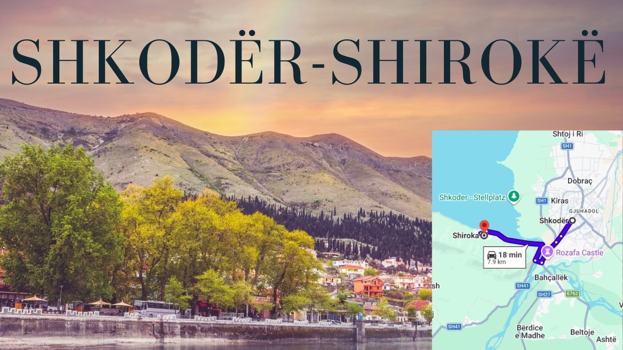 Shkodër to Shirokë | Lakeside Drive in Albania 🇦🇱