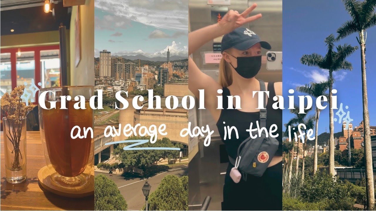 Day in the Life of a Grad Student in Taipei! ~ NCCU, Studying, and a Cute Cafe 🫖👩🏼‍🏫