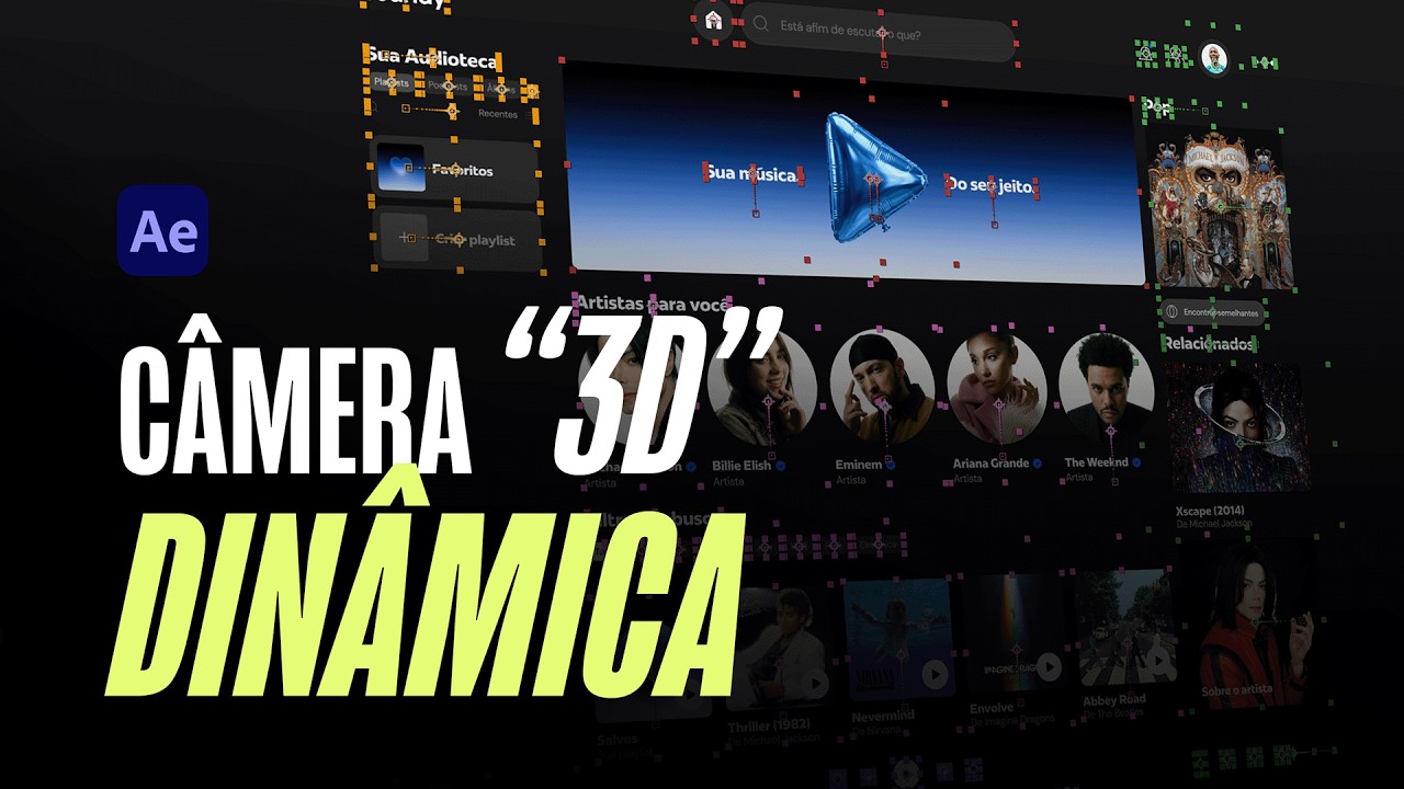 Câmera em perspectiva para EDIÇÃO de YOUTUBE no After Effects - Com Levy Oliveira
