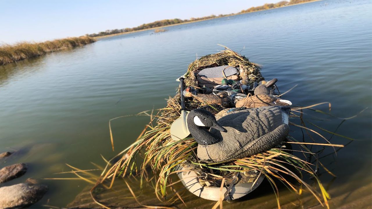 DIY KAYAK BLIND BUILD | OVERNIGHT Sleep on KAYAK