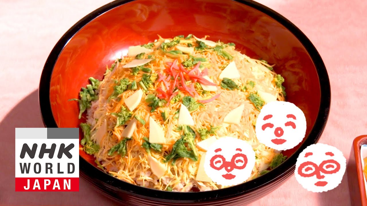 Chirashizushi with Bamboo Shoots - Nun's Cookbook