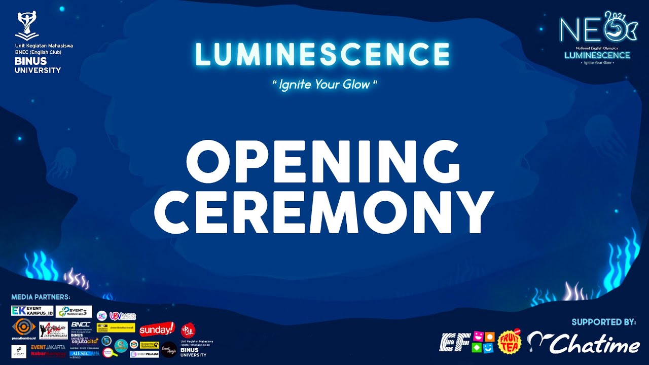The 2021 National English Olympics - Opening Ceremony