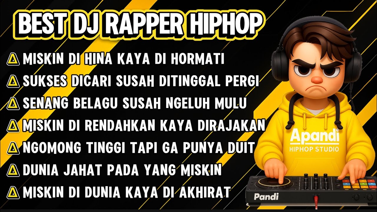 BEST DJ RAPPER HIPHOP || MISKIN DI HINA KAYA DI HORMATI || DJ TERBARU 2026 #djhiphop #djrapper #rap 