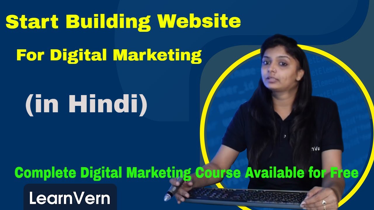 How to Start Building Website For Digital Marketing? | Video Tutorial in Hindi | LearnVern