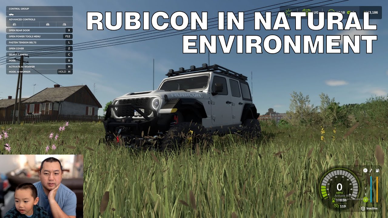 Jeep Wrangler Crawling | Farming Simulator 25