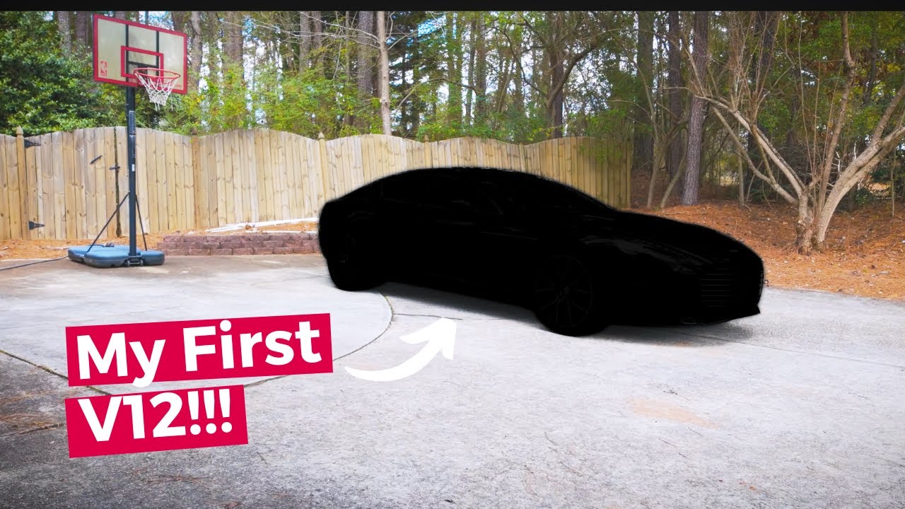Taking delivery of my very first V12 vehicle