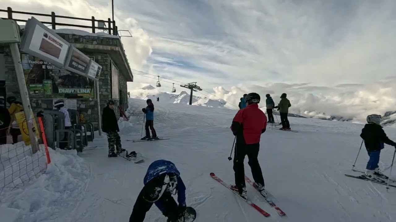 Bormio from base to top 3000 and ski back to base