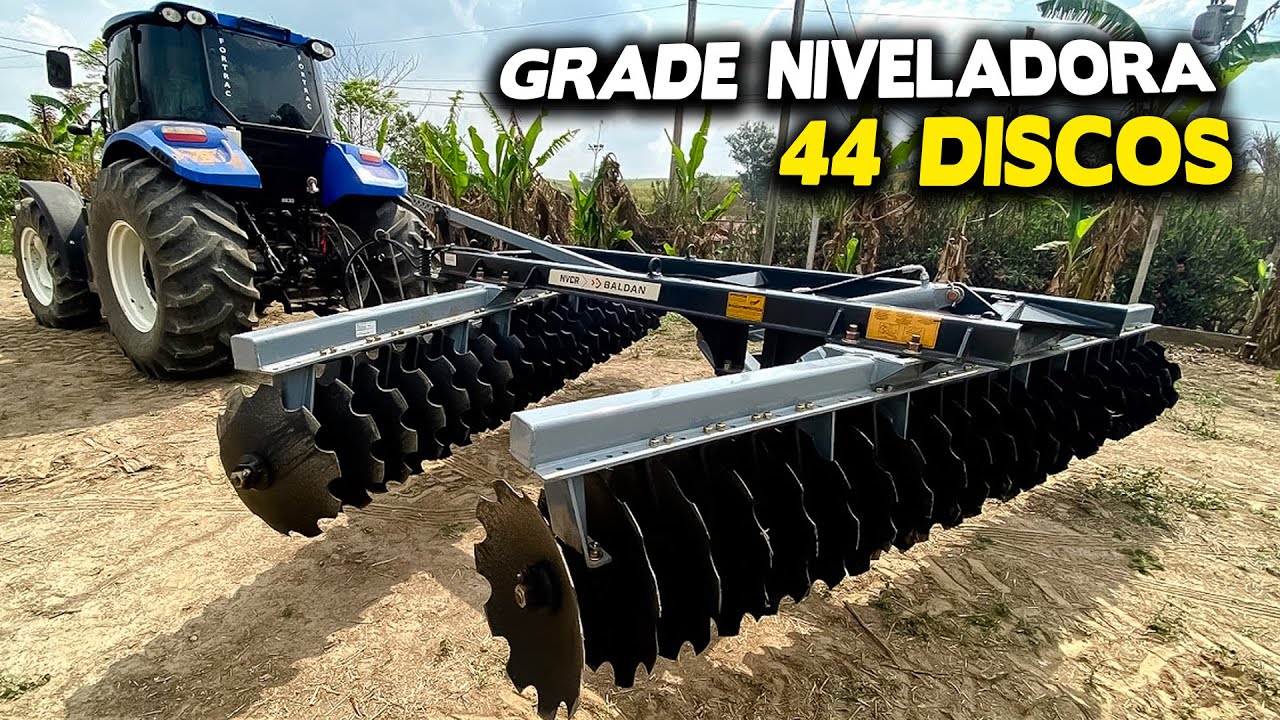 CHEGOU A GRADE NIVELADORA QUE COMPRAMOS | O TRATOR VAI AGUENTAR PUXAR?