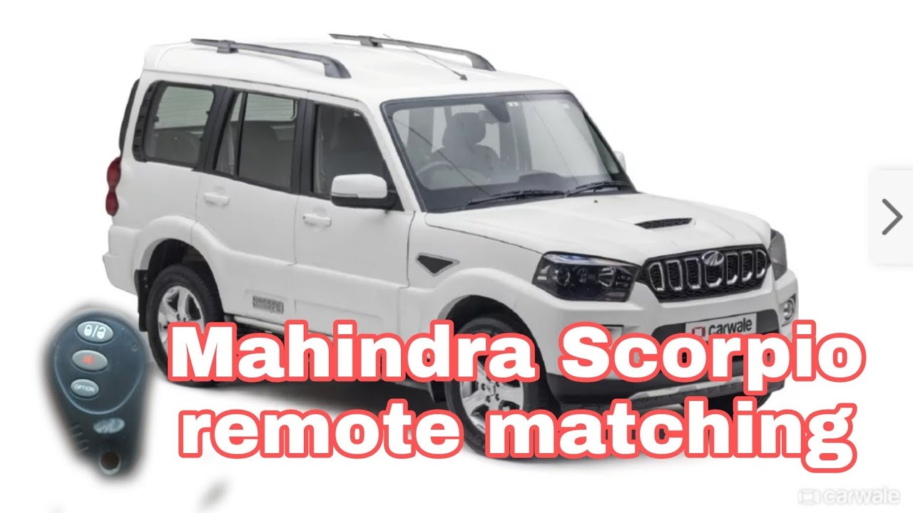Mahindra Scorpio remote matching