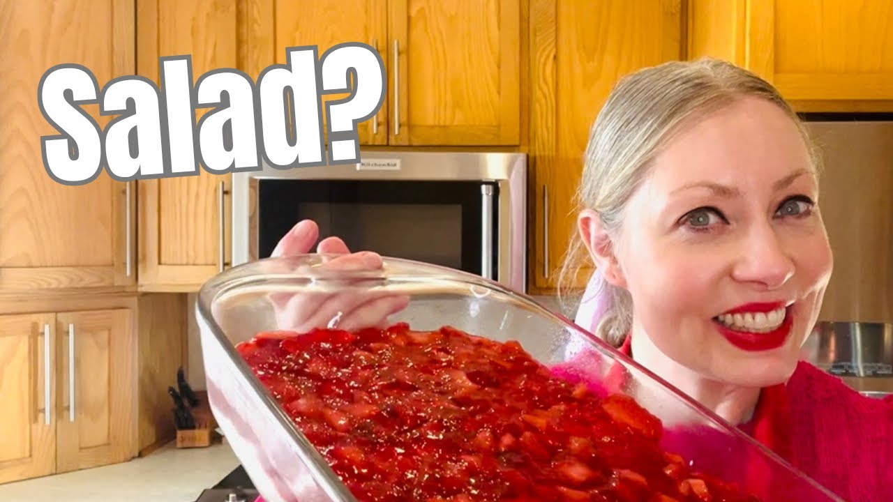 Forgotten Recipe- Strawberry Pretzel Salad From a 1980’s Church Cookbook 
