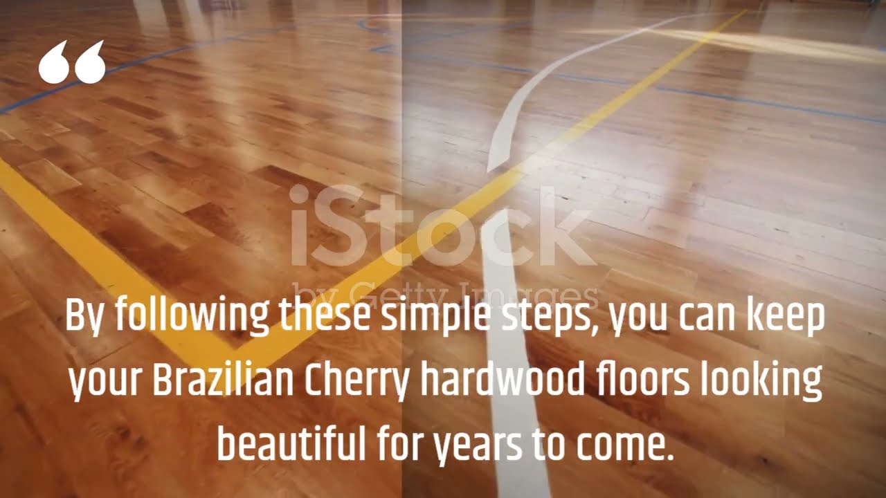 How To Clean Brazilian Cherry Hardwood Floors?