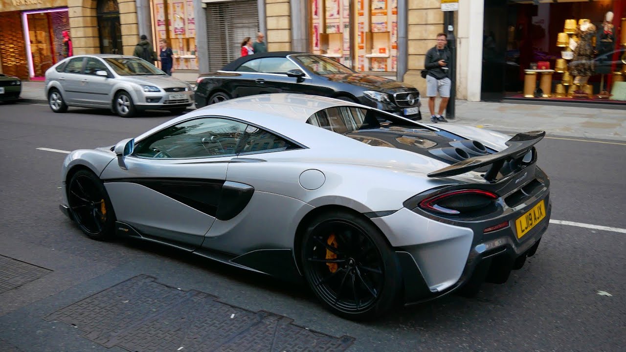 Supercars London #13| Bugatti Veyron, 600lt, 5 revving Aventador SV